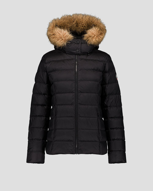 Luxe Extreme Cold hooded down jacket Black - JOTT UK - 2