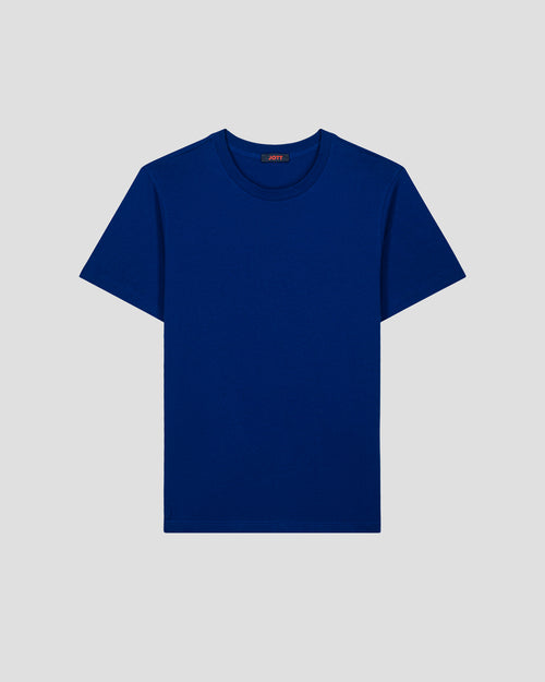 Round-neck Tshirt Cobalt blue Petro - JOTT UK - 2