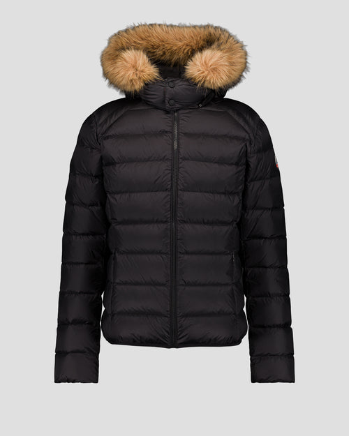 Prestige Extreme Cold hooded down jacket Black - JOTT UK - 2