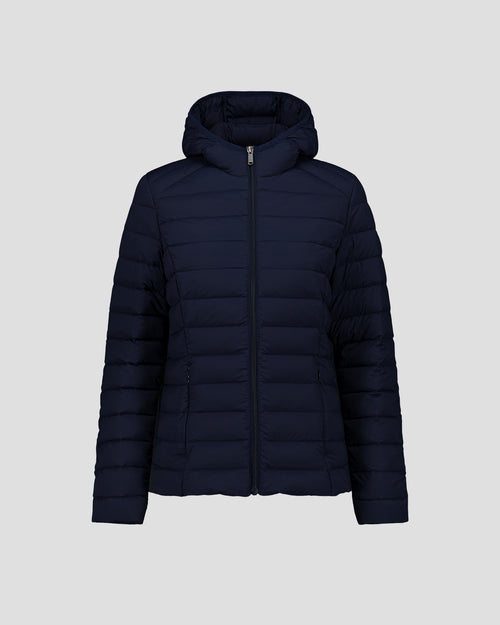 Navy Stretch hooded jacket Salma - JOTT UK - 2