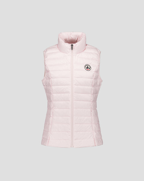 Lightweight sleeveless down jacket Petal pink Seda