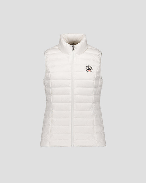 Lightweight Sleeveless Down Jacket White Seda - JOTT UK - 2