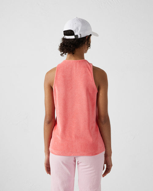 Sunset coral Towelling top Margarita - JOTT UK - 3