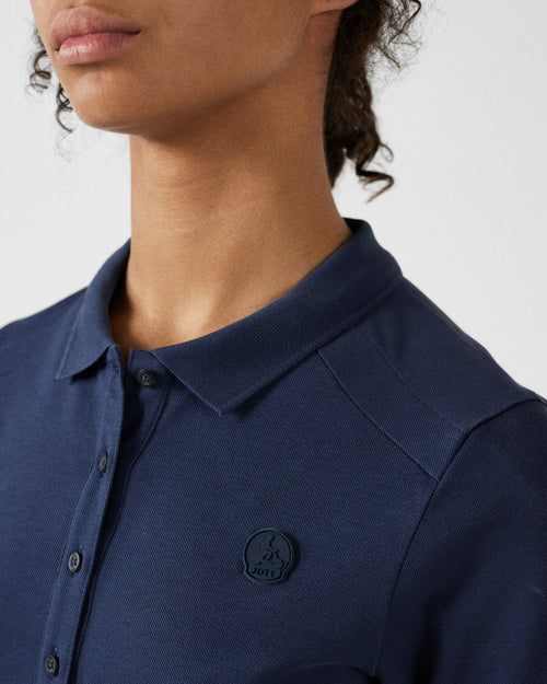 Navy Polo dress Blondie - JOTT UK - 5