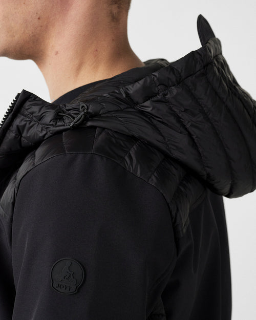 Black Paco 2.0 bi-fabric softshell jacket - JOTT UK - 5