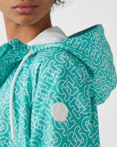 Mono lagoon Alize monogram lightweight hooded windbreaker jacket - JOTT UK - 5