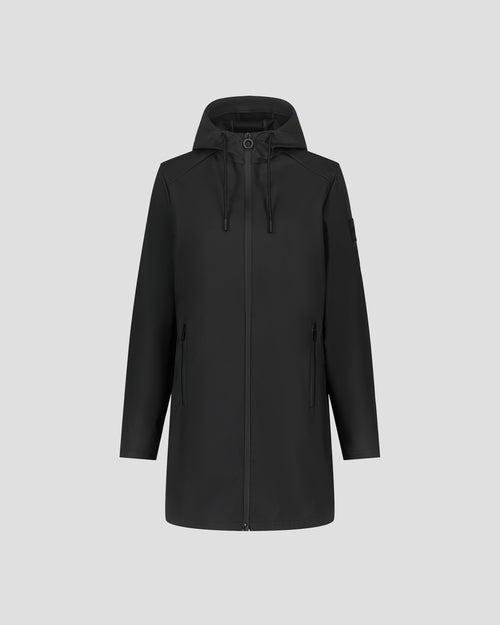 Black Lightweight mid-length parka Erika - JOTT UK - 2