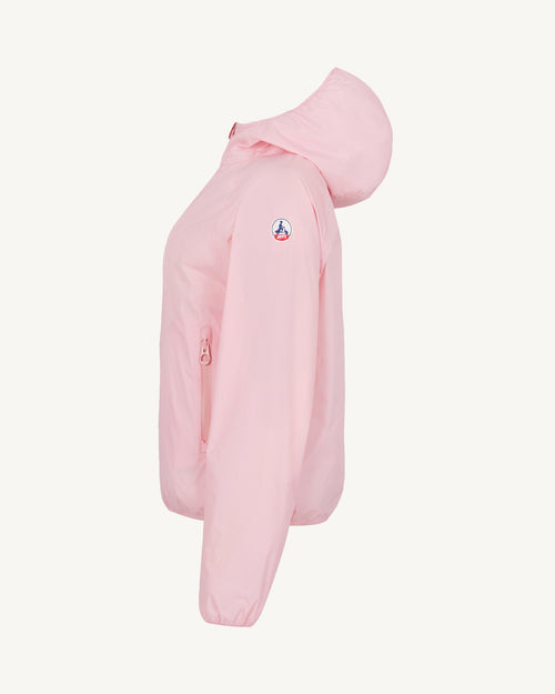 Feroe packable waterproof jacket Peach pink - JOTT UK - 5