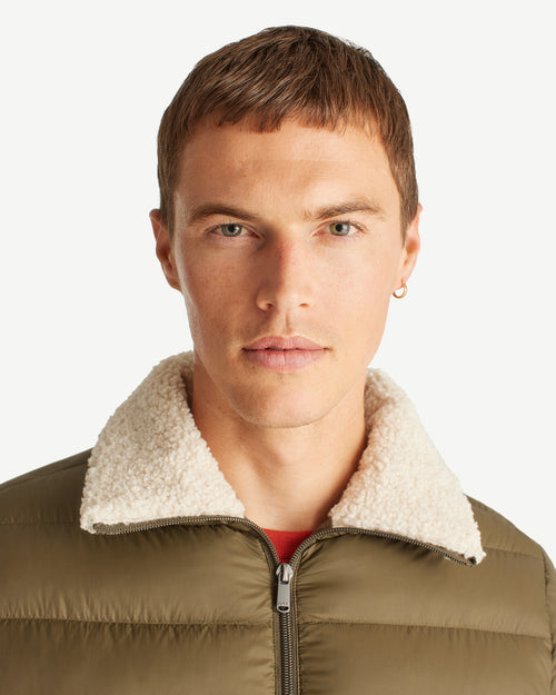 Danao aviator-style down jacket Army - JOTT UK - 3