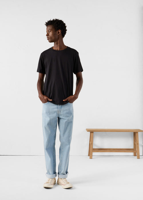 Round-neck Tshirt Black Petro - JOTT UK - 3