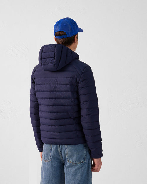 Navy Lightweight stretch hooded jacket Frantz - JOTT UK - 4