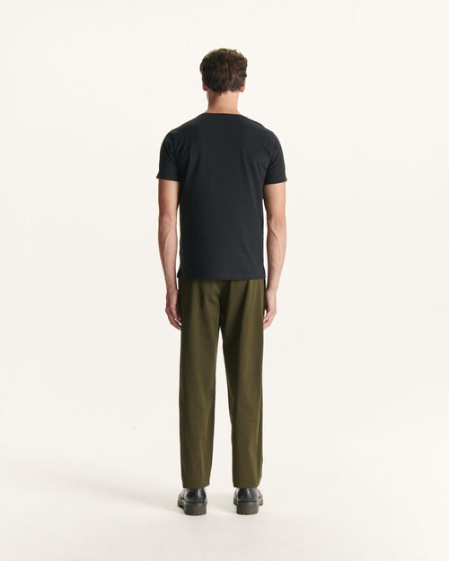 Black Pietro organic cotton T-shirt - JOTT UK - 4