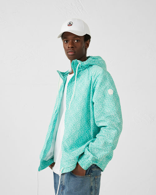Mono lagoon Storm monogram windproof jacket with hood - JOTT UK - 2