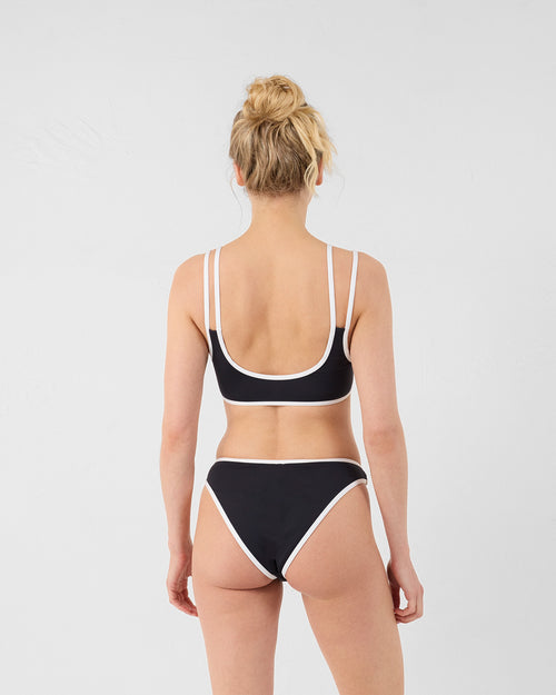 Black sports bra bikini top Maeva - JOTT UK - 4