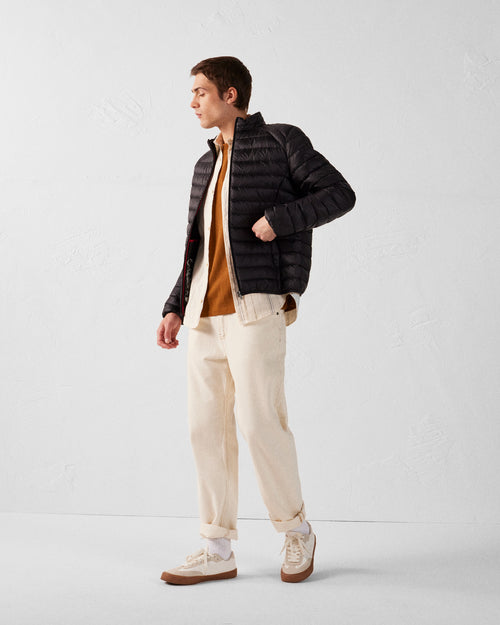 Black Lightweight down jacket Mat - JOTT UK - 2