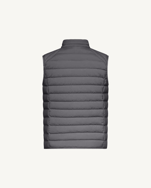 Anthracite Arafo stretch sleeveless puffer jacket - JOTT UK - 2