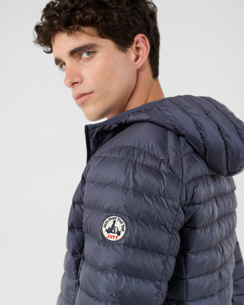 Lightweight Hooded Down Jacket Bluestone Nico - JOTT UK - 4