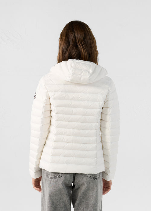 Lightweight hooded down jacket White Cloe - JOTT UK - 4