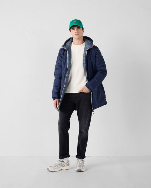 Long reversible jacket Navy/Bluestone Assen - JOTT UK - 2