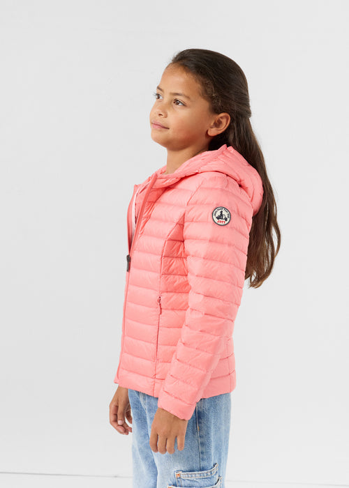 Lightweight hooded  jacket Vibrant fuchsia Carla - JOTT UK - 3