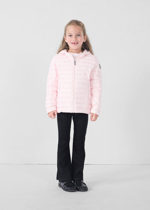 Lightweight hooded  jacket Petal pink Carla - JOTT UK - 3