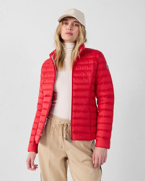 Light down jacket Carmine red Cha - JOTT UK - 3