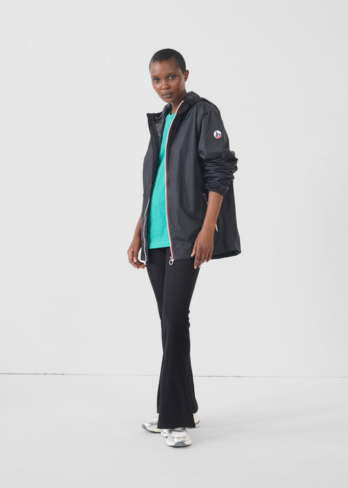 Raincoat packable Black Kilmory - JOTT UK - 2