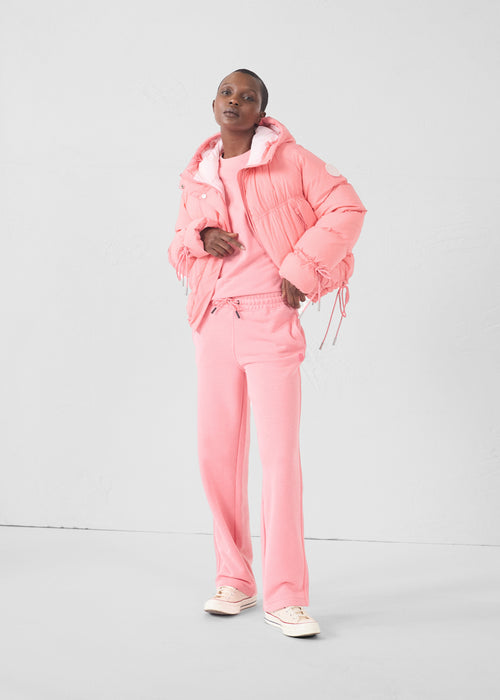 Puffer jacket Fuchsia vibrant Nami - JOTT UK - 3
