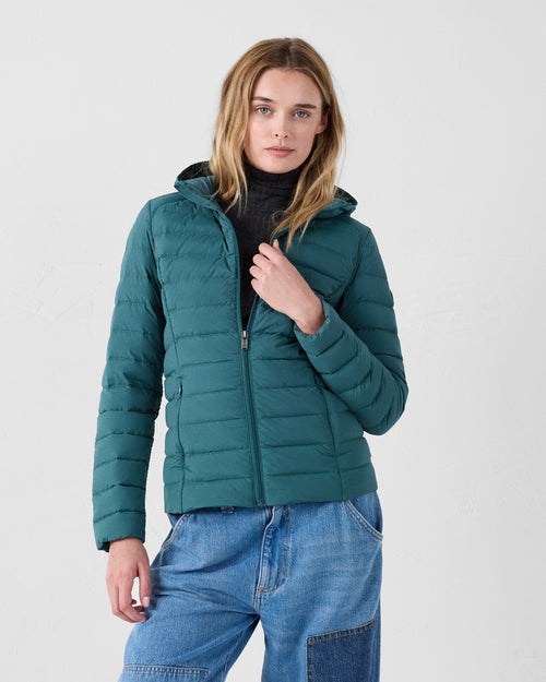 Deep lake Stretch hooded jacket Salma - JOTT UK - 3