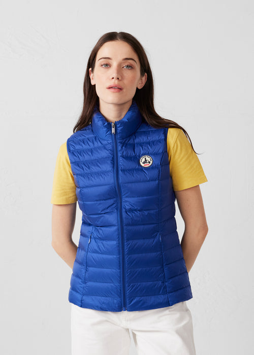 Lightweight Sleeveless Down Jacket Cobalt Seda - JOTT UK - 3