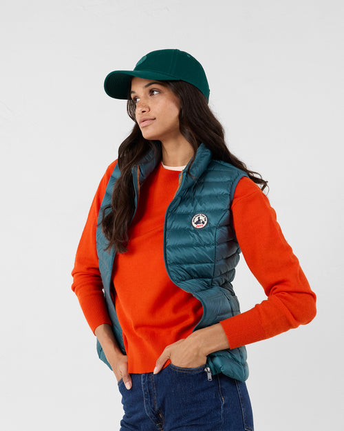 Lightweight Sleeveless Down Jacket Dark Marsh Seda - JOTT UK - 3