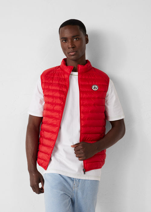 Sleeveless down jacket Carmine red Tom - JOTT UK - 3