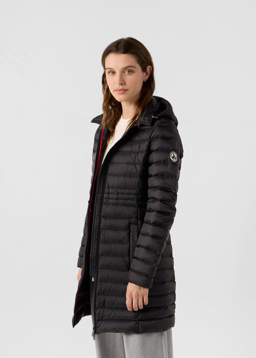 Long Hooded Down Jacket Black Vero 2.0 - JOTT UK - 3