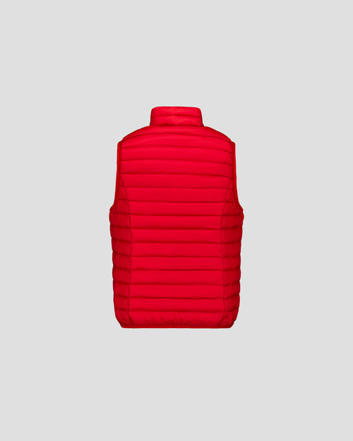 Sleeveless down jacket Carmine red Zoe - JOTT UK - 3
