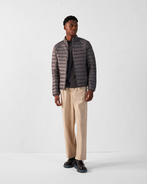 Anthracite Lightweight down jacket Mat - JOTT UK - 4