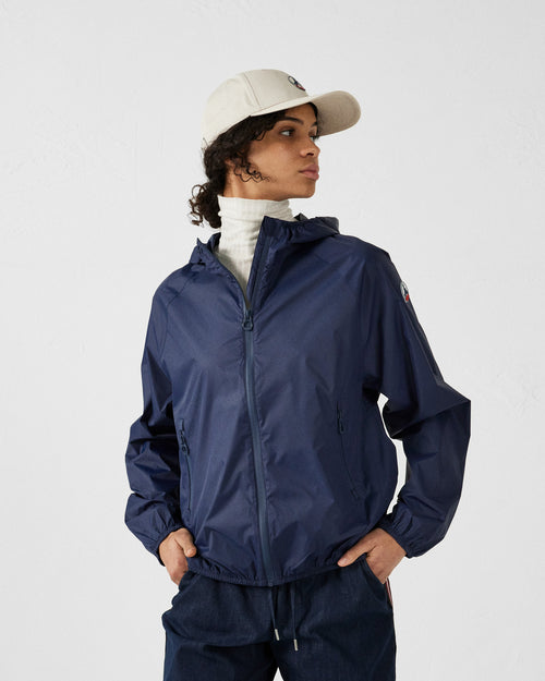 Feroe packable waterproof jacket Navy - JOTT UK - 3