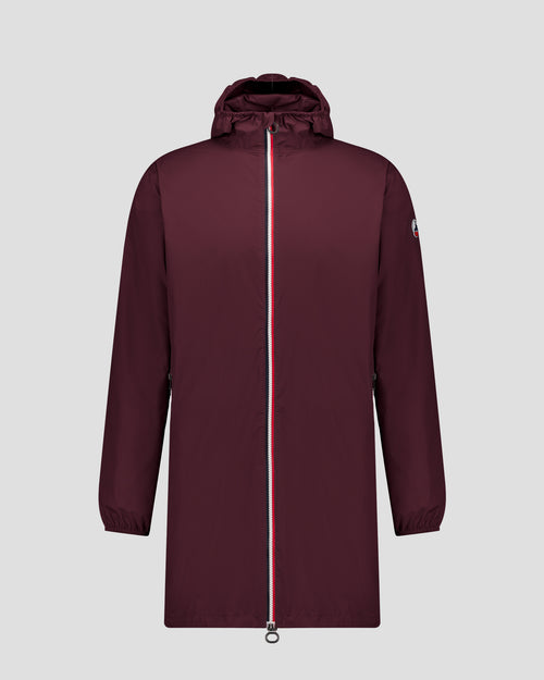 Raincoat packable long Black cherry Skye - JOTT UK - 2
