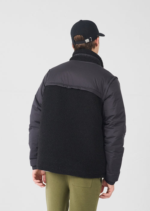 Sherpa down jacket Black Oleg - JOTT UK - 4