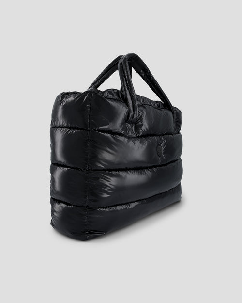 Maxi Totebag Black Leina Lacquered - JOTT UK - 2