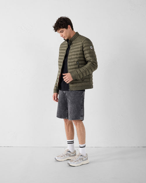 Biker jacket collar Army Bastien - JOTT UK - 3
