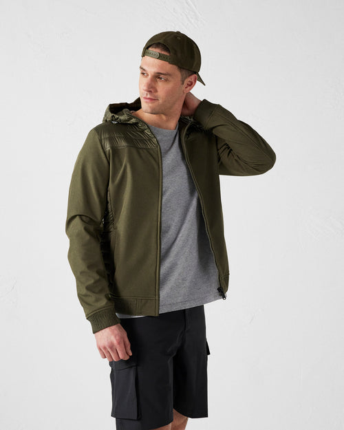 Army Paco 2.0 bi-fabric softshell jacket - JOTT UK - 3