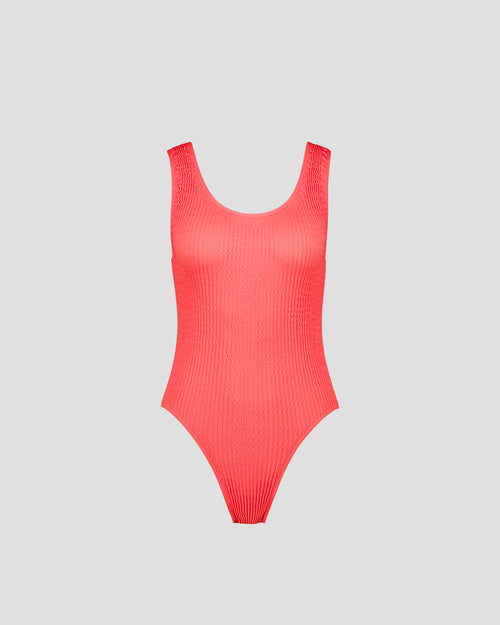flame red one-piece swimsuit Dalia - JOTT UK - 2