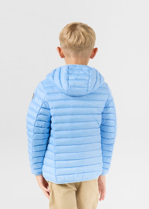 Light hooded down jacket Crystal blue Hugo - JOTT UK - 3