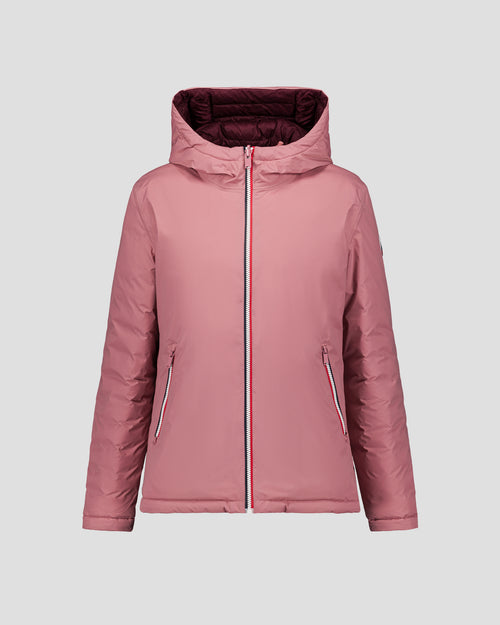Reversible jacket Antique pink/black cherry Bergame - JOTT UK - 2