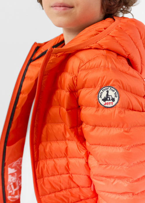 Light hooded down jacket Fire red Hugo - JOTT UK - 4