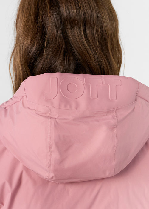 Long reversible jacket Antique pink/black cherry Verone - JOTT UK - 5