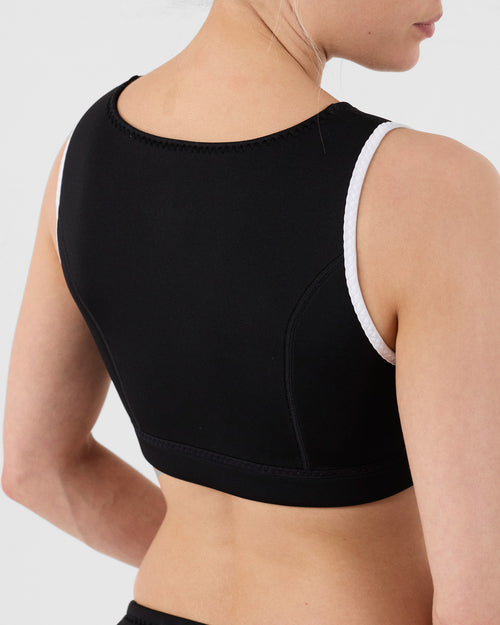 Black neoprene bikini top Jisoo - JOTT UK - 5