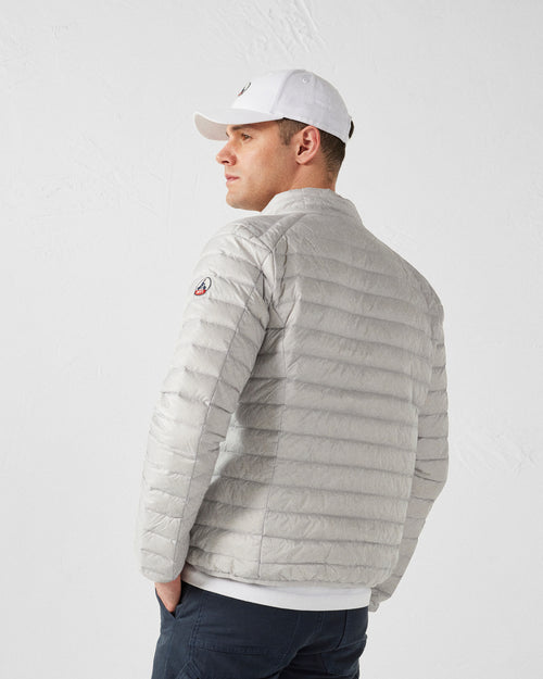 Ice grey Lightweight down jacket Mat - JOTT UK - 4