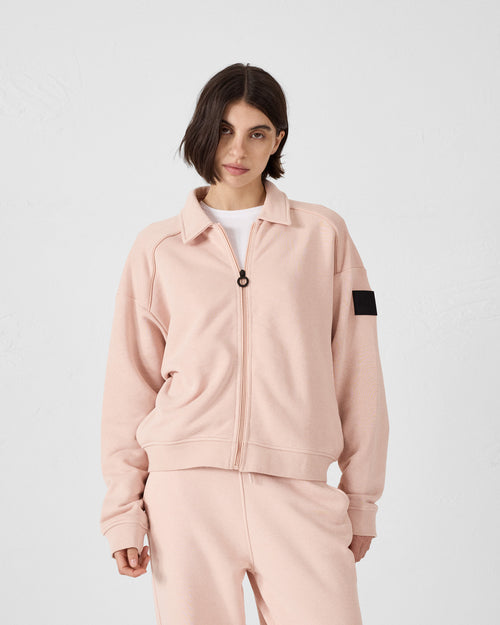 Peach skin Shirt collar jacket Anneso - JOTT UK - 3