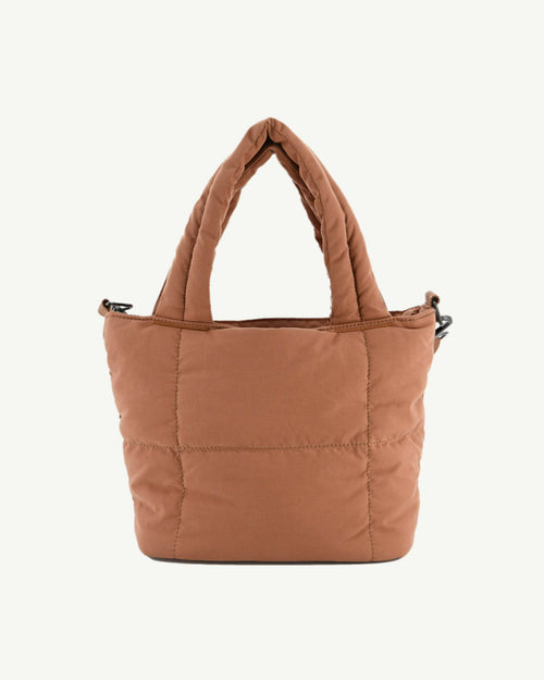 Camel Nuna brushed cotton Mini tote bag - JOTT UK - 3